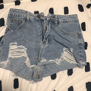 Jean shorts